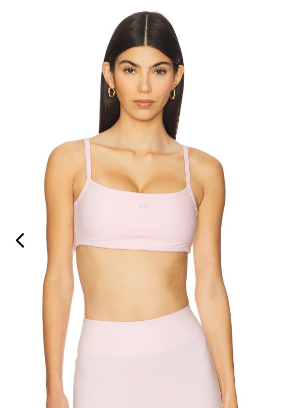 437 Micro Bra - Powder Pink Size Small